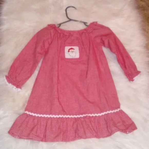 12 mo christmas dress Girl's Christmas Stars Bamboo Dress main image 1